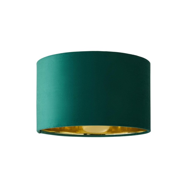 ValueLights Reni Small Forest Green Velvet Chrome Shade