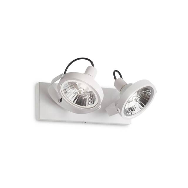 Glim 2 Light Ceiling Light White