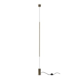 Filo Integrated LED Wall Lamp Brass 2700K