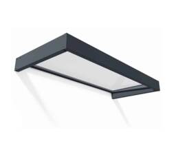 Patio Cover Sophia Door Awning Canopy 2150 Clear - Acrylic - L215 x W95 x H17 cm - Grey