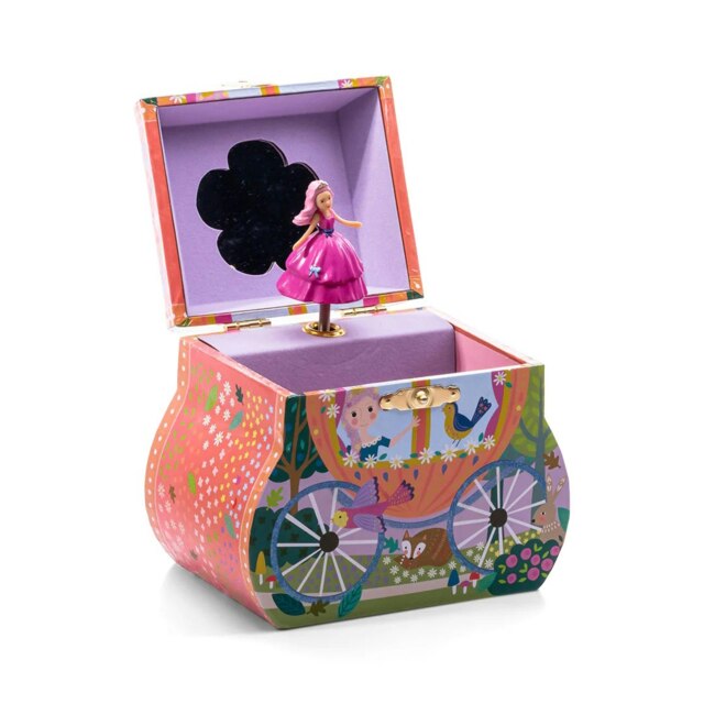 Floss & Rock Childrens Fairy Tale Carriage Musical Jewellery Box