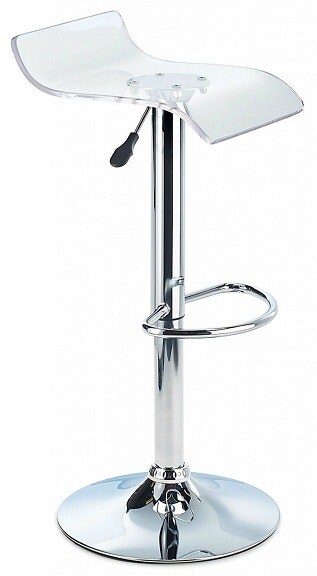 Tina Acrylic Bar Stool Height Adjustable - Clear Clear