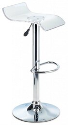 Tina Acrylic Bar Stool Height Adjustable - Clear Clear
