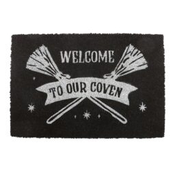 Something Different Welcome To The Coven Door Mat Black Black One Size 1