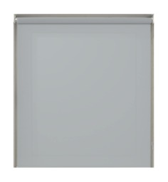 100cm Light Grey Plain Straight Edge Daylight Roller Blind Grey Grey