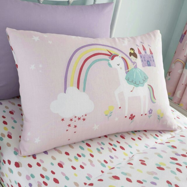Castle Unicorn Toddler Fitted Sheet