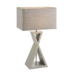 Kaden Wooden Grey Table Lamp