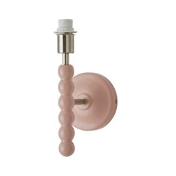 ValueLights Bobbins Rose Pink Wall Light Base Only Pink