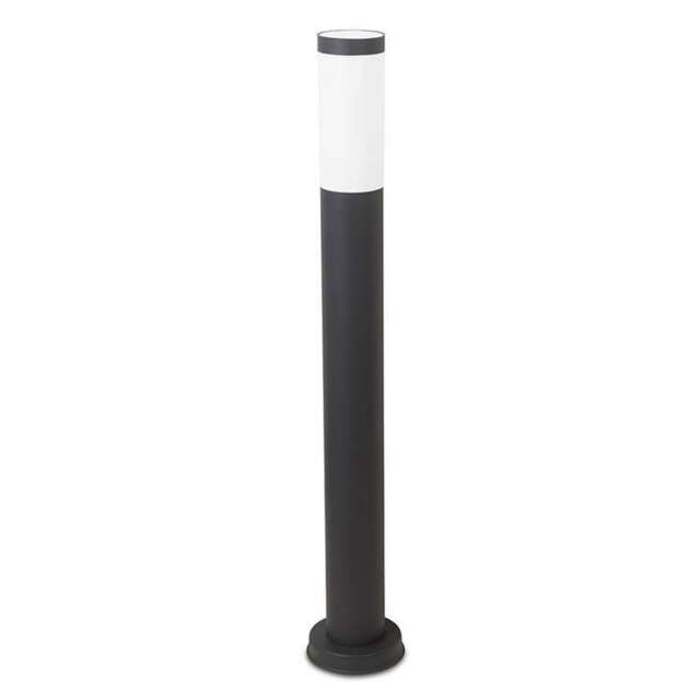 Koral 1 Light Outdoor Bollard Light Urban Grey IP55