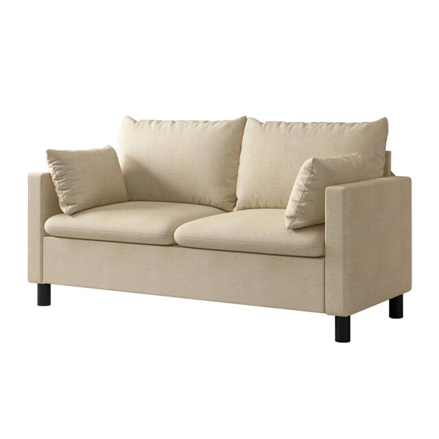 CozyWell Large Sofa Plush Padded Settee - Laura