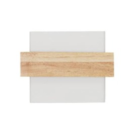 Wall Light Retro Wooden 3 Color Light E27 Wall Light Frosted Glass