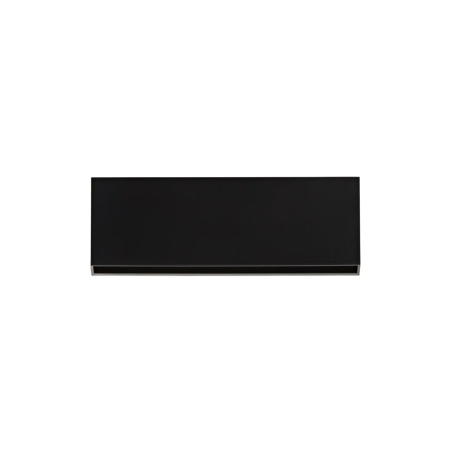 ValueLights Jake Black IP65 Integrated LED Outdoor Wall Light Black