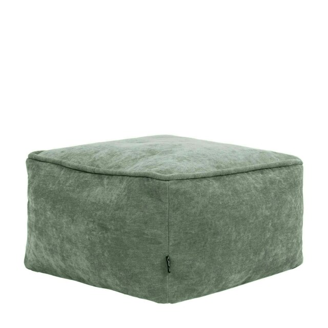 icon Amara Chenille Bean Bag Pouffe Sage Green Green