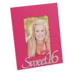 Sweet 16 - Glass Mirror Motif Photo Frame