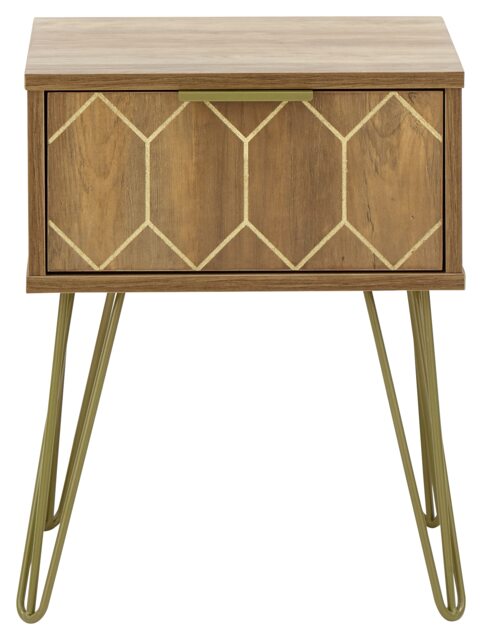 Orleans Lamp Table Brown Mango
