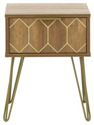 Orleans Lamp Table Brown Mango