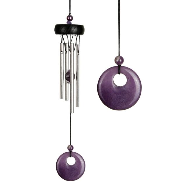 Woodstock Small Outdoor Wind Chime - Amethyst