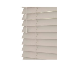 75cm Heather Oak Wooden Venetian Blinds With Strings (130cm drop) Brown Brown