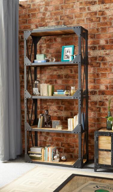 Epsom Large Bookcase Brown Brown