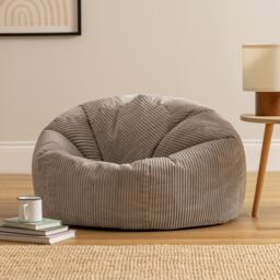Kingston Beanbag Corduroy Light Grey Grey Grey XL 1