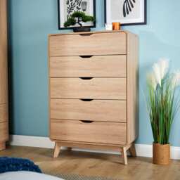 Chest Of Drawers Clothing Storage Organiser Bedroom Furniture Nightstand Bronze