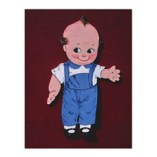 "Retro Boy Kewpie Deer Acres Fun Park Margolies Wall Art Poster Print 12X16"""