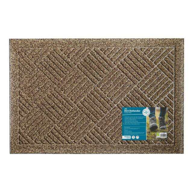JVL Dirt Defender Doormat 40x60cm, Beige