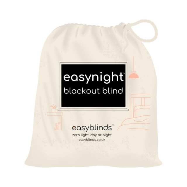 Easynight total blackout blind for home, self-adhesive, black and silver, cut to any size and shape up to 150x145cm Black Black S 1
