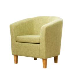 Alderwood Fabric Tub Chair - Green
