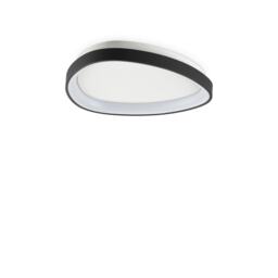 Gemini 42.5cm LED Integrated LED Semi Flush Ceiling Light Black 2700K