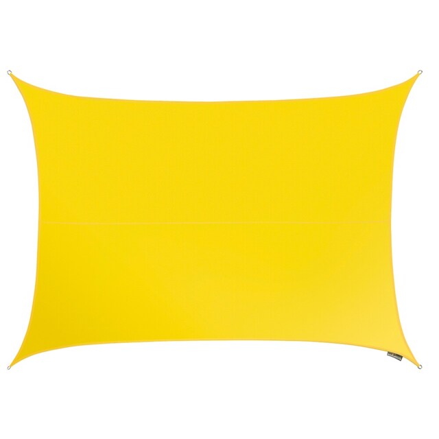 4m x 3m Rectangle Waterproof Yellow Sun Shade Sail