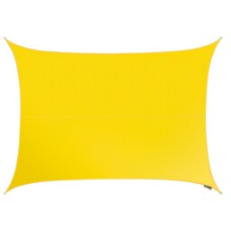 4m x 3m Rectangle Waterproof Yellow Sun Shade Sail