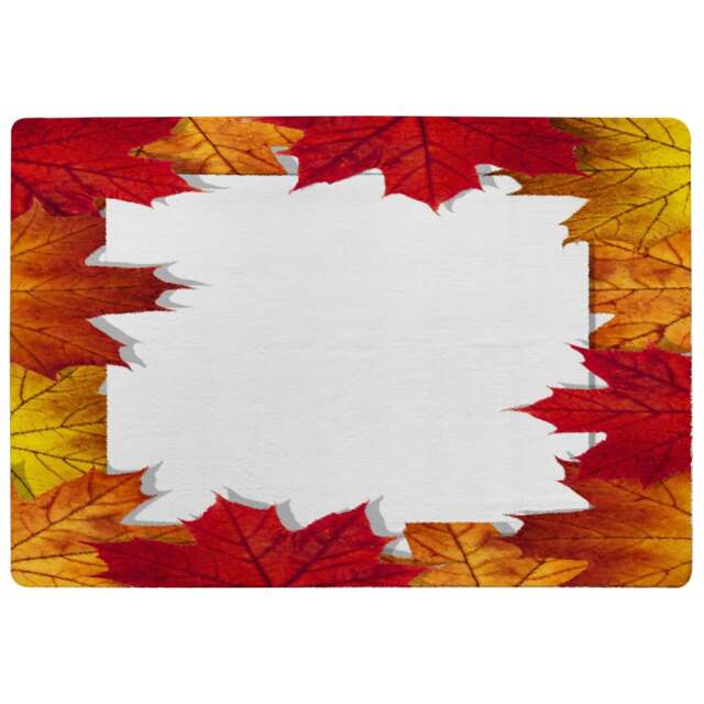 Autumn Border Designer Rug Multi