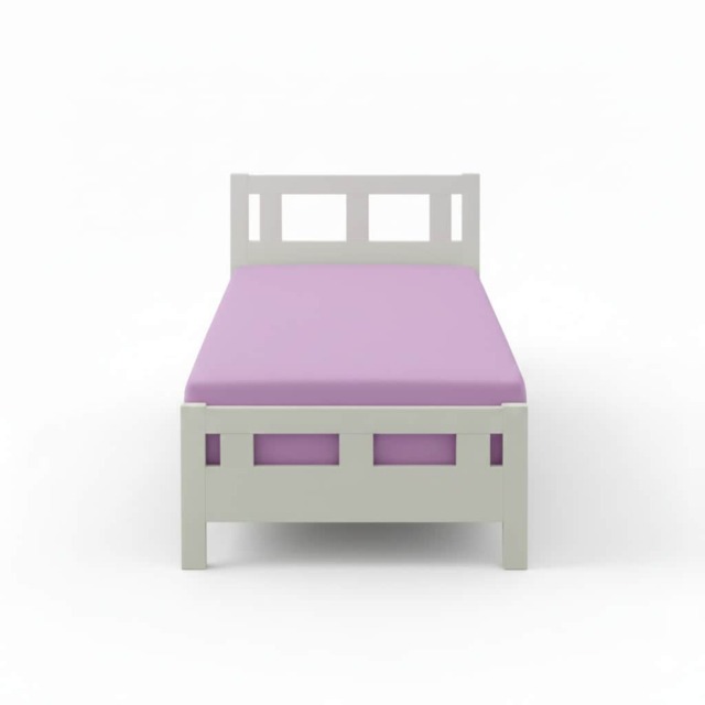 Flannelette Cot Bed Fitted Sheet Soft Brushed Cotton Bedding Comfort Purple Lilac Cot Bed