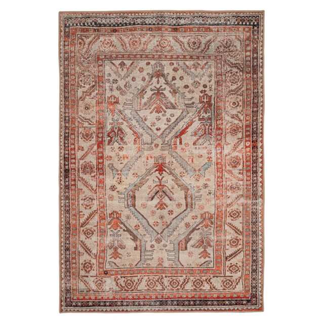 KUKOON Neutral Terracotta Beige Vintage Distressed Washable Living Room Area Rug 160cm x 230cm
