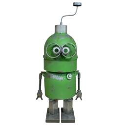 Gifts Direct 2 U Large Green Industrial Bobble Body Robot Ornament