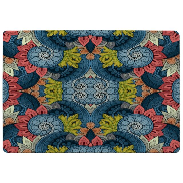 Tribal Pattern Ethnic Rug Multi