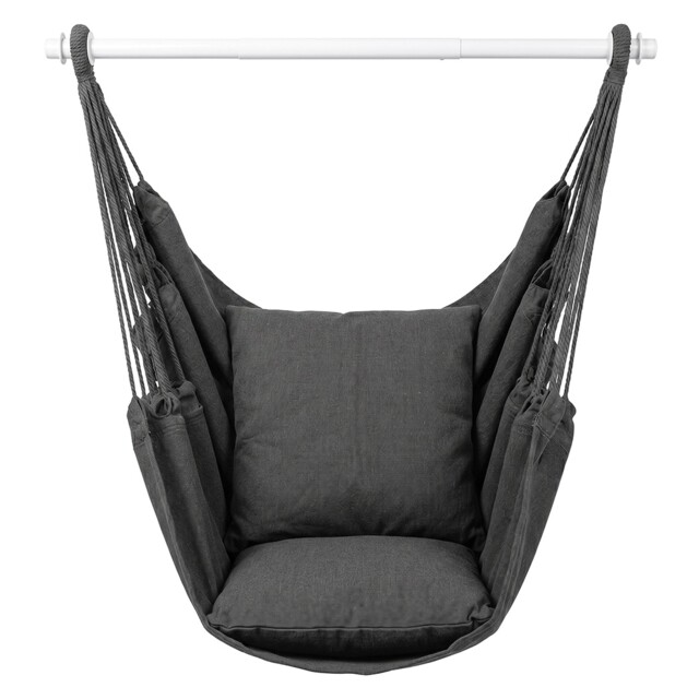 Mountview Hammock Chair Hanging Rope Swing Seat Indoor Outdoor with Cushions