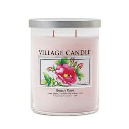 Village Candle Medium Scented Candle Beach Rose Pink One Size 1