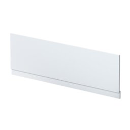 Balterley Straight Reversible Bath Front Panel & Plinth White Satin White 1