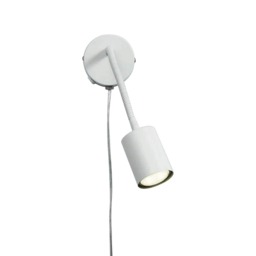 Nordlux Explore Indoor Wall Light White Metal Sensor GU10 Adjustable Head - Plug In or Mains Powered , IP20