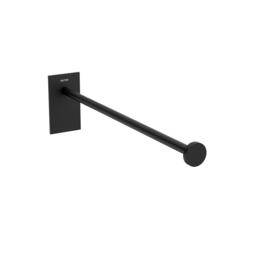 Cosmic Towel Wall Mounted Square Ring with Matt Black Chrome Plated Finish