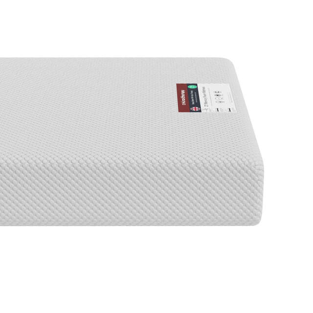 Visco Therapy Memory Foam Mattress 16cm - Medium Comfort, Removable Cover, UK Made White White Single 1