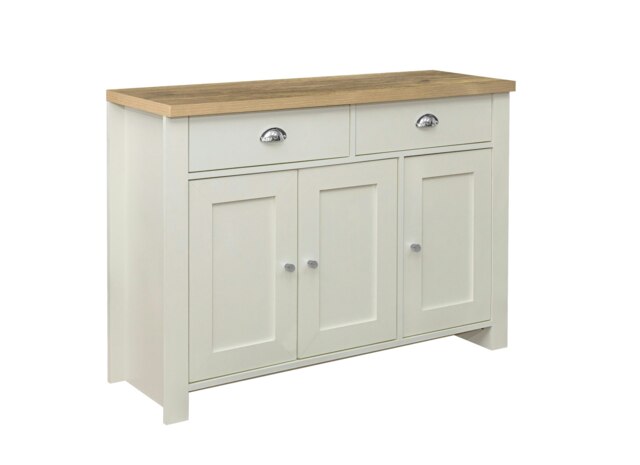 Highgate 3 Door 2 Drawer Sideboard Cream