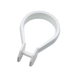 EuroShowers Button Shower Curtain Rings 12 Pack - White
