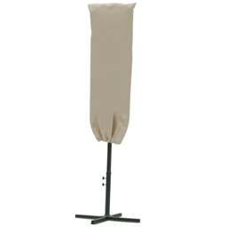 Outsunny Garden Parasol Cover for 2-4.6m Outdoor Umbrella Protector w/ Rod, Zipper
