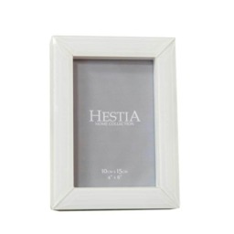 "Hestia White Glass Photo Frame 4"" x 6"" HE1500F46 Multi One Size"