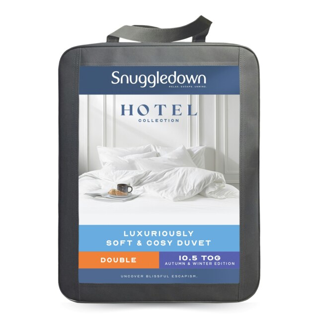 Snuggledown Luxuriously Soft & Cosy Duvet, 10.5 Tog, Double White Double