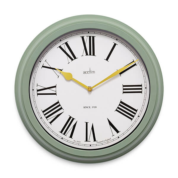 Acctim Turin Green Wall Clock