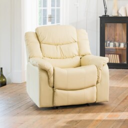 Almeira Reclining Armchair - Cream